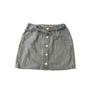 PacSun Juniors Jean Skirt with Buttons Size 26